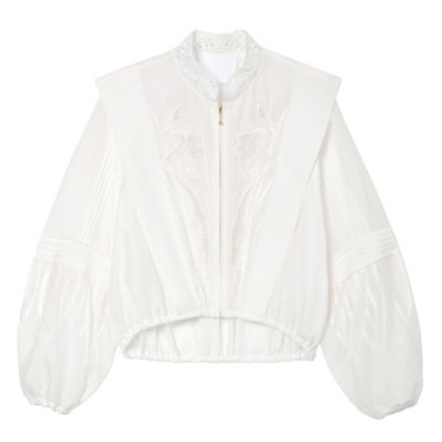 Ｓｉｌｋ　Ｃｏｔｔｏｎ　Ｂｏｔａｎｉｃａｌ　Ｅｍｂｒｏｉｄｅｒｙ　Ｊａｃｋｅｔ