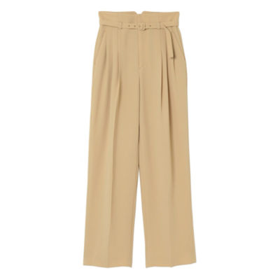 【MameKurogouchi】Belted Tapered Trousers