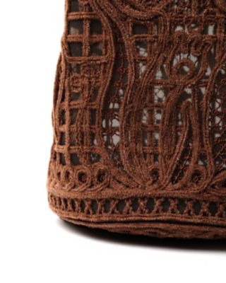 Ｃｏｒｄ Ｅｍｂｒｏｉｄｅｒｙ Ｂｕｃｋｅｔ Ｂａｇ | ファッション