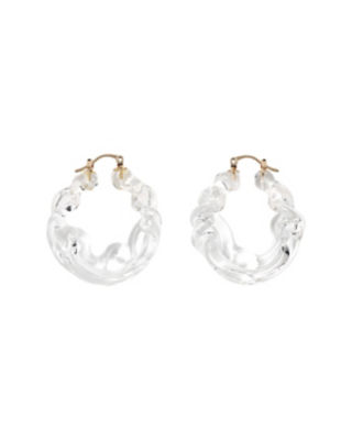 Mame Kurogouchi マメ Glass Round Earrings
