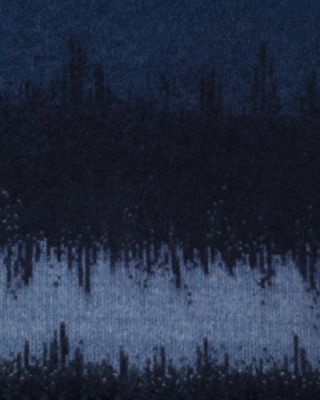 EXTRA LONG WOOL MOHAIR KNITTED SCARF -BLACK- | IN ONLINE STORE