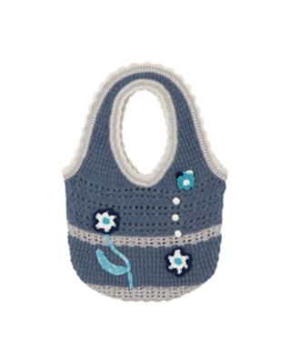 Ｆｌｏｒａｌ Ｍｏｔｉｆ Ｈａｎｄ－Ｋｎｉｔｔｅｄ Ｈａｎｄｂａｇ