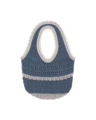 Ｆｌｏｒａｌ　Ｍｏｔｉｆ　Ｈａｎｄ－Ｋｎｉｔｔｅｄ　Ｈａｎｄｂａｇ