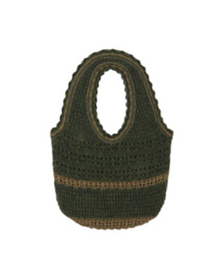 Ｆｌｏｒａｌ Ｍｏｔｉｆ Ｈａｎｄ－Ｋｎｉｔｔｅｄ Ｈａｎｄｂａｇ ...