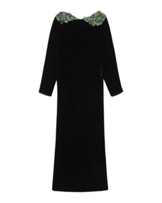 Ｅｍｂｒｏｉｄｅｒｅｄ Ｖｅｌｖｅｔ Ｄｒｅｓｓ | ファッション ...