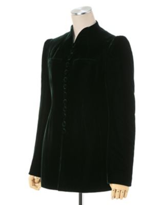 Multi Button Velvet Jacket | Mame 