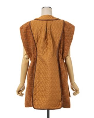 Alpaca Blend Shaggy Wool Vest | Mame 