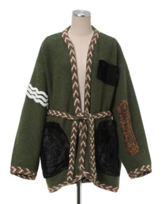 Ｊｏｍｏｎ Ｐａｔｔｅｒｎ Ｋｎｉｔｔｅｄ Ｒｏｂｅ | ファッション ...