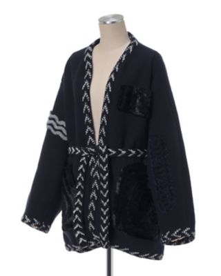 Ｊｏｍｏｎ Ｐａｔｔｅｒｎ Ｋｎｉｔｔｅｄ Ｒｏｂｅ | ファッション ...