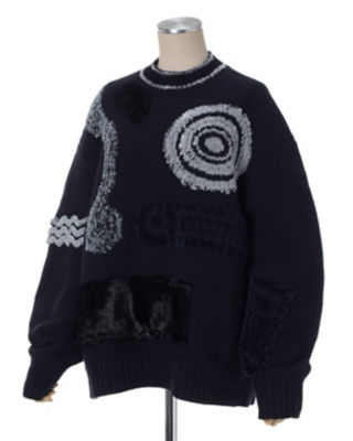 Jomon Pattern Knitted Pullover - ニット/セーター