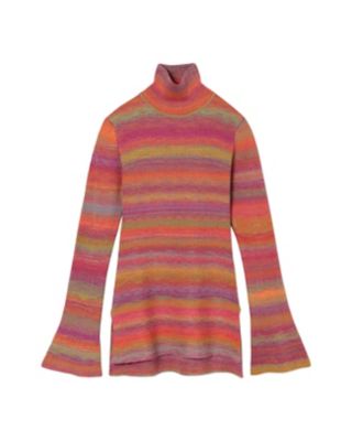 ＜Mame Kurogouchi (Women)＞Ｏｍｂｒｅ　Ｓｔｒｉｐｅ　Ｋｎｉｔｔｅｄ　Ｔｏｐ