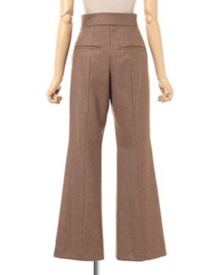 mame High-Waisted Flare Pants73cmもも幅