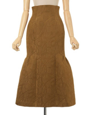 JomonArabesque Triple LayerJacquardSkirt