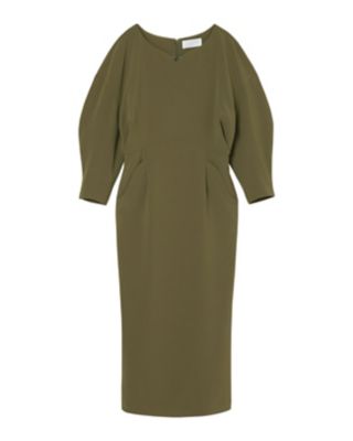 Contour CONTOUR CREW LONGSLEEVE MIDI DRESS