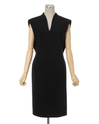 Mame KurogouchiマメV Neck Sleeveless Dress