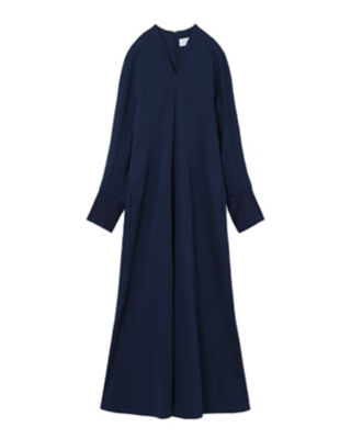 定価36300円V-Neck Classic Cotton Dress