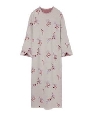 mame　Floral Jacquard knitte Dress