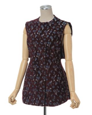 Ｆｌｏｒａｌ Ｊａｃｑｕａｒｄ Ｖｅｓｔ | ファッション・服 | 三越 ...