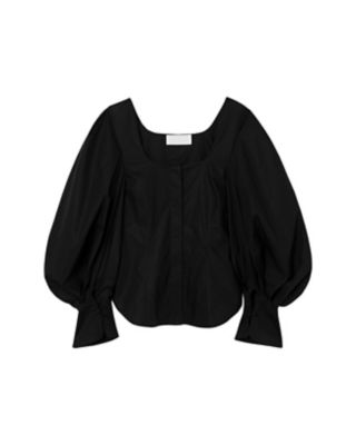 Ｓｑｕａｒｅ Ｎｅｃｋ Ｐｕｆｆ Ｓｌｅｅｖｅ Ｓｈｉｒｔ の通販