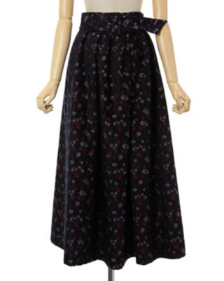 Ｆｌｏｒａｌ Ｊａｃｑｕａｒｄ Ｆｌａｒｅｄ Ｓｋｉｒｔ