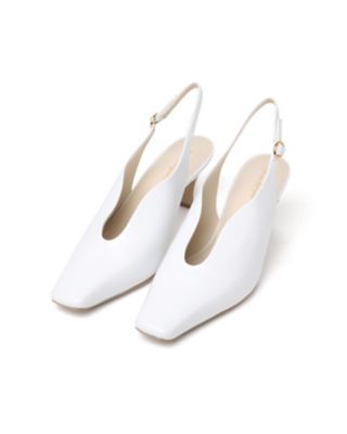 Ｃｕｒｖｅｄ Ｌｉｎｅ Ｓｌｉｎｇ Ｂａｃｋ Ｈｅｅｌｓの通販 | 三越