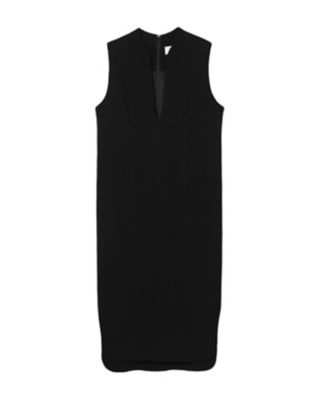Deep Neck Sleeveless Dress | ファッション 