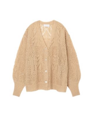 Ｂｏｔａｎｉｃａｌ　Ｐａｔｔｅｒｎ　Ｋｎｉｔｔｅｄ　Ｌａｍｅ　Ｃａｒｄｉｇａｎ