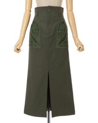 Cording Embroidered Nep－Cotton  