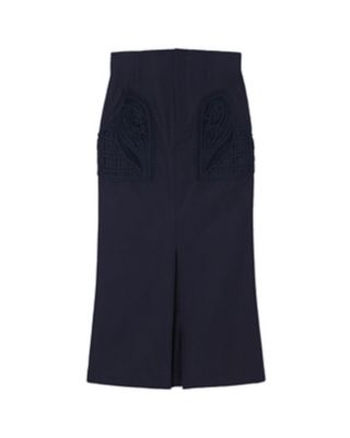 Cording Embroidered Nep－Cotton  