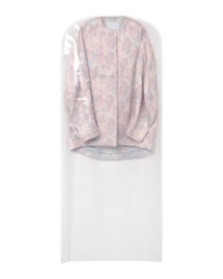 Ｈａｚｙ Ｆｌｏｒａｌ Ｊａｃｑｕａｒｄ Ｃｏａｔ - ノーカラージャケット