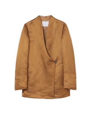 Ｌｉｎｅｎ Ｓｉｌｋ Ｃｏｌｌａｒｌｅｓｓ Ｄｏｕｂｌｅ Ｂｒｅａｓｔｅｄ Ｊａｃｋｅｔ | ファッション・服 |  三越伊勢丹オンラインストア・通販【公式】