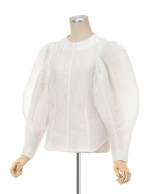 Traditional Pattern Jacquard Top 