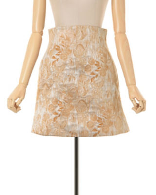 mame Hazy Floral Jacquard Mini Skirt60500円 - ミニスカート