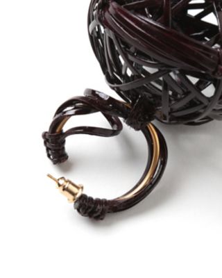 Ｂｕｎｄｌｅｄ－Ｐｌａｉｔ　Ｂａｓｋｅｔ　Ｍｏｔｉｆ　Ｂａｍｂｏｏ　Ｅａｒｒｉｎｇｓ