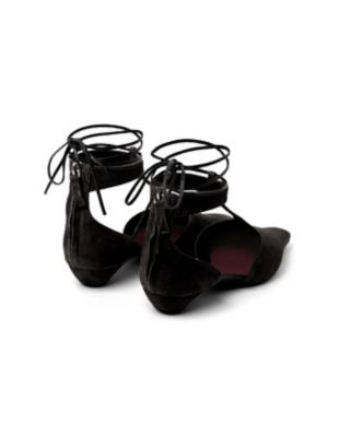 T－Strap Suede Heel Pumps | Mame