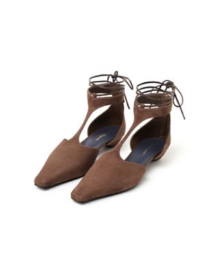T－Strap Suede Heel Pumps | Mame