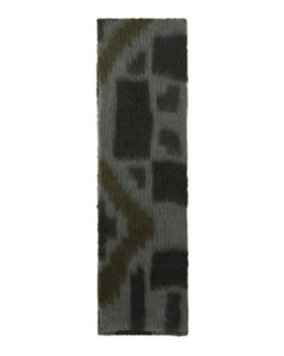 Ｏｒｉｇａｍｉ　Ｄｙｅｄ　Ａｌｐａｃａ　Ｗｏｏｌ　Ｋｎｉｔｔｅｄ　Ｓｃａｒｆ