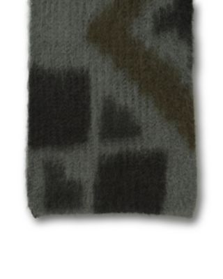 Ｏｒｉｇａｍｉ　Ｄｙｅｄ　Ａｌｐａｃａ　Ｗｏｏｌ　Ｋｎｉｔｔｅｄ　Ｓｃａｒｆ