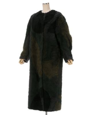 Ｓｌｉｖｅｒ　Ｋｎｉｔｔｅｄ　Ｆｌｕｆｆｙ　Ｗｏｏｌ　Ｉ－Ｌｉｎｅ　Ｃｏａｔ