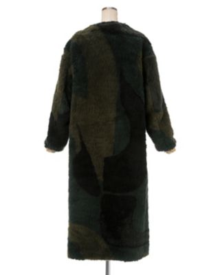 Ｓｌｉｖｅｒ　Ｋｎｉｔｔｅｄ　Ｆｌｕｆｆｙ　Ｗｏｏｌ　Ｉ－Ｌｉｎｅ　Ｃｏａｔ