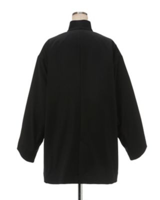 Ｗｏｏｌ　Ｇａｂａｒｄｉｎｅ　Ｃｏａｔ　Ｗｉｔｈ　Ｄｅｔｏｕｃｈａｂｌｅ　Ｑｕｉｌｔｅｄ　ｌｉｎｅｒ