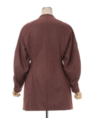 Ｗｏｏｌ　Ｔｒｉｃｏｔ　Ｆｌａｐ　Ｊａｃｋｅｔ