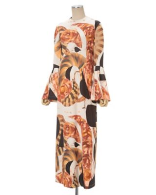 Ｍａｒｂｌｅ　Ｐｒｉｎｔ　Ｉ－Ｌｉｎｅ　Ｊｅｒｓｅｙ　Ｄｒｅｓｓ