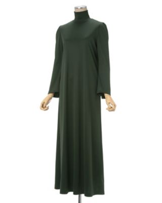 Mame Kurogouchi (Women)/マメ クロゴウチ Ｍｅｒｃｅｒｉｚｅｄ Ｃｏｔｔｏｎ Ｈｉｇｈ Ｎｅｃｋ Ｄｒｅｓｓ ワンピース -  Shaktimining