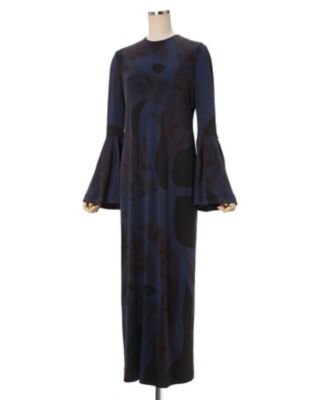 Ｍａｒｂｌｅ Ｐｒｉｎｔ Ｉ－Ｌｉｎｅ Ｊｅｒｓｅｙ Ｄｒｅｓｓ ...