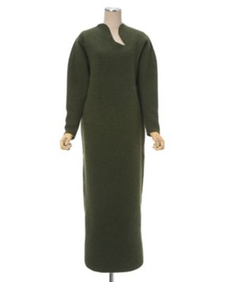 Ｗｏｏｌ　Ｃａｓｈｍｅｒｅ　Ｆｒｉｌｌｅｄ　Ｋｎｉｔｔｅｄ　Ｄｒｅｓｓ