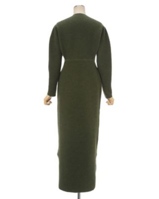 Ｗｏｏｌ　Ｃａｓｈｍｅｒｅ　Ｆｒｉｌｌｅｄ　Ｋｎｉｔｔｅｄ　Ｄｒｅｓｓ