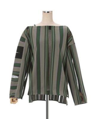 Ｒａｓｃｈｅｌ　Ｊｅｒｓｅｙ　Ｔｏｒｃｈｏｎ　Ｌａｃｅ　Ｓｔｒｉｐｅ　Ｔｏｐ