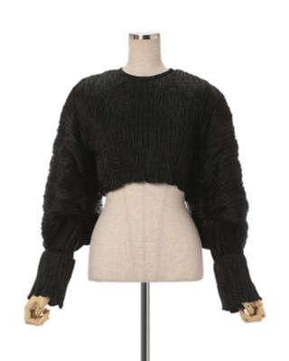 トップス Mame Kurogouchi mm23fw-sh038 MM23FW-SH040BK-02?$VS_1500$