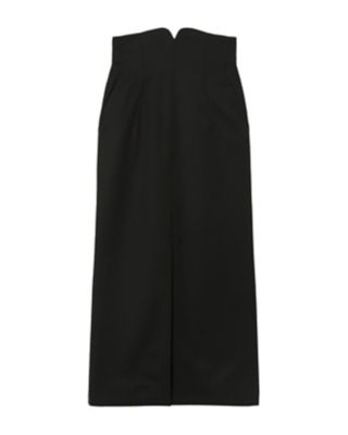 Wool Gabardine High Waisted